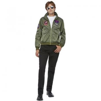 Disfraz Chaqueta Bomber de Top Gun Maverick para hombre de Smiffy's.