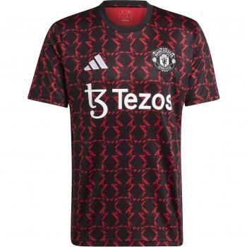 Manchester United adidas Pre Match Top - Red