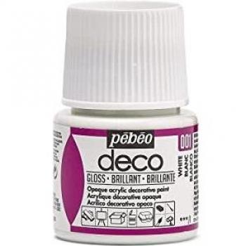 Pébéo P.BO Déco Pintura Acrílica Brillante Blanca 45 ml