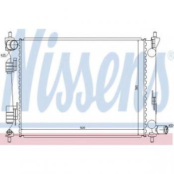 Radiador de refrigeración del motor NISSENS 66756