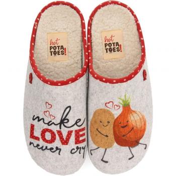 Hot Potatoes - Zapatillas de casa abiertas de mujer tipo babucha con material reciclado