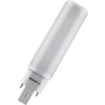 Lámpara LED Osram Dulux D 6W G24d-1, 600 lm, Luz Cálida (3000K), Sustituta de 13W