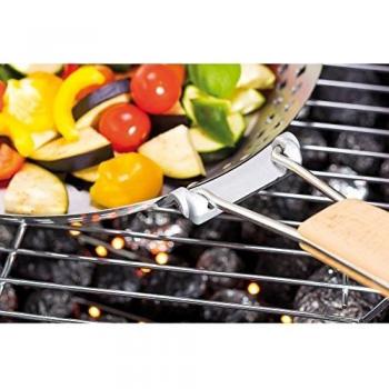 D-Mail Sartén para Barbacoa con Mango Plegable