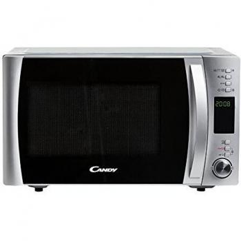 Candy X-Range CMXC 30DCS, Horno Microondas con Grill, 30L, 2500W, 5 Niveles, Digital, 40 Programas, Bloqueo, Plato 31,5CM, Grill Rack, Plato Crunchy, Express Cooking, Temporizador, App simply-Fi, Inox