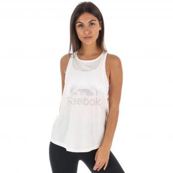 Reebok BQ9582 Camiseta, Mujer, Negro