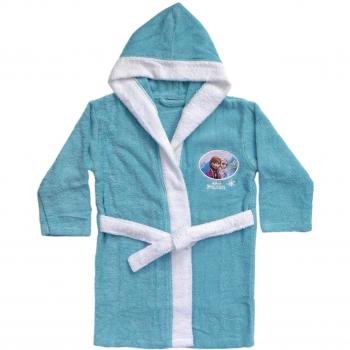 Disney Frozen 042540 – Albornoz de rizo Snow, algodón, 2/4 años, 86 – 104 cm