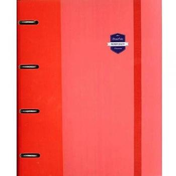 Carpeta Equipada PRAXTON Premium, Din-A4 120H 4 Anillas 35 mm.