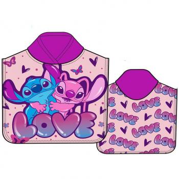 Poncho Toalla de Microfibra Disney Lilo & Stitch 55x110cm