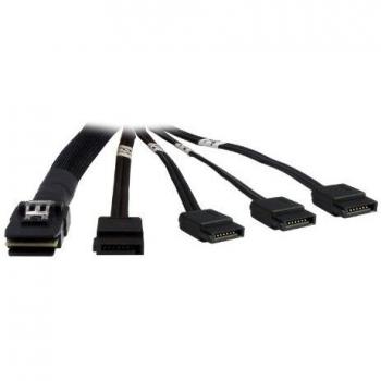 Inter-Tech 88885237 0.65m Negro cable de SATA