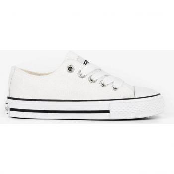 Conguitos Zapatillas Lona con Puntera Blanco - Zapatillas deportivas de niños bajas en color blanco