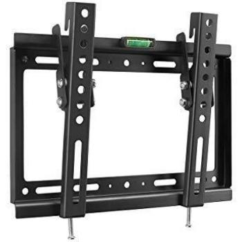 Soporte de Pared para TV de 14-32 Pulgadas de LCD/LED/Plasma Soporte TV, Inclinable Ultra Delgado con Carga de 25kg VESA MAX 200 x 200mm, Soporte TV 32 Pulgadas Pared, MT3202