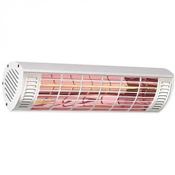 CasaFan CasaTherm W1500 Gold Estufa Halógena por Infrarrojo 1500W, Calefactor halogeno por infrarrojo, potencia de 1500W, apto para exteriores, cobertura de