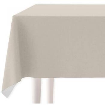 Mantel Resinado Impermeable Antimanchas 140 x 250 cm Lino - Protector de Mesa Fácil de Limpiar Modelo Net
