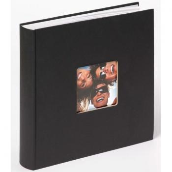 Álbum de Fotos Walther Design Fun FA-208-B, 100 páginas blancas, color negro, tamaño 30 x 30 cm
