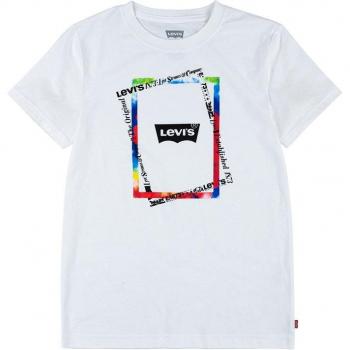 Levi's Kids Camiseta De Manga Corta Graphic 100% algodón, diseño gráfico en el frente, corte clásico, disponible en varias tallas y colores