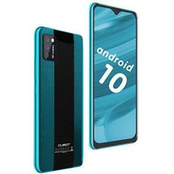 CUBOT Note 7 Smartphone 5.5 Teléfono móvil 4G 3100mAh Dual SIM Android 10.0, Triple Cámara 16GB ROM Face ID CUBOT Oficial,Verde
