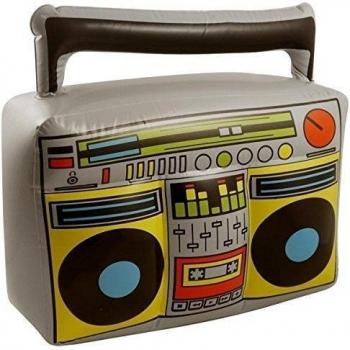 Reproductor de música hinchable.