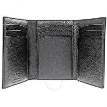 Montblanc Porta tarjetas de visita tarjetas de crédito Triple Soft Grain 113011