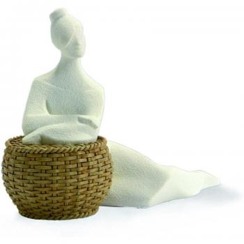 Nadal Cesta pequeña Figura Decorativa Eleonora, Resina, Multicolor, 7.00x14.00x11.00 cm