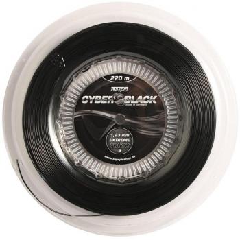 Topspin Cyber Black Cordaje de Tenis - 110m Roll, Saitenstärke