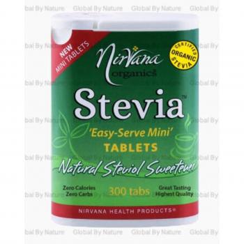 Nirvana Organics Stevia Mini Tablets 300 tablets