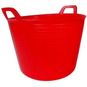Rubi 88726 Capazo, Rojo, 40 l