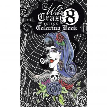 Web's Crazy 8 Tattoo Coloring Book: Unique and Edgy Tattoo Designs for Adults