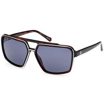 Guess GU00076 Brown Sunglasses with Blue Mirrored Lenses 140mm