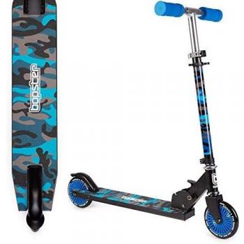 Patinete bopster Plegable para niños - Azul Camuflaje