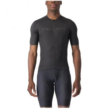 Castelli Maillot De Manga Corta Prologo Lite Negro Claro S