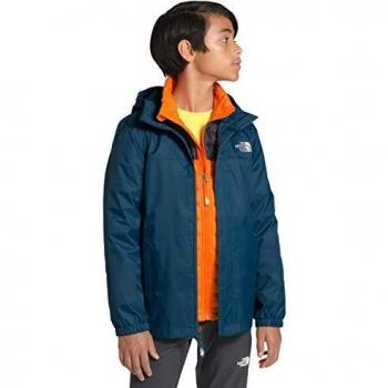 The North Face Niños Niños Resolver Chaqueta De Lluvia M Blue Wing Teal
