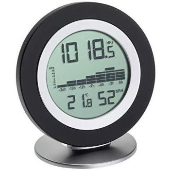 TFA Dostmann WeatherHub - Termómetro e higrómetro barómetro Digital, con Vista gráfica
