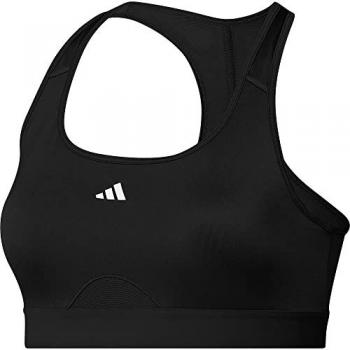 Adidas Powerreact Training Medium-Support Bra Sujetador Deportivo Mujeres Negro