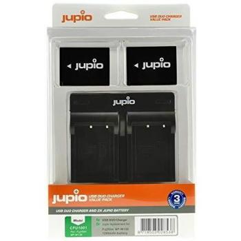 Jupio Value Pack: 2x Battery NP-W126S + USB Dual Charger