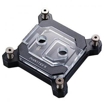 Enfriador de agua para CPU Phanteks C370I, ARGB, acrílico - Negro