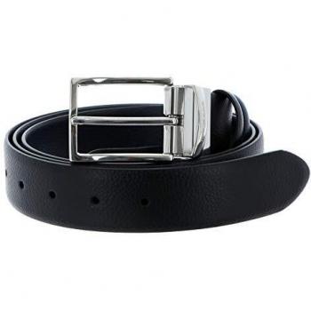 Cinturón Reversible de Piel Piquadro Modus Azul Negro CU4209MO/NBLU