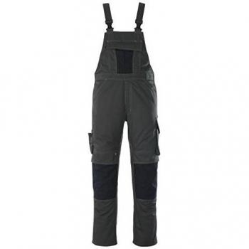 Mono Latzhose Mascot Augsburg con Rodilleras, Talla 82C62, Color Gris Oscuro/Negro