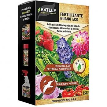 Abonos Ecológicos - Fertilizante Guano Biológico Caja 1,5Kg. - Batlle