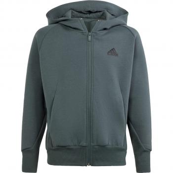 Sudadera Adidas Z.N.E. FZ Infantil Hieley Gris (Tamaño 128)
