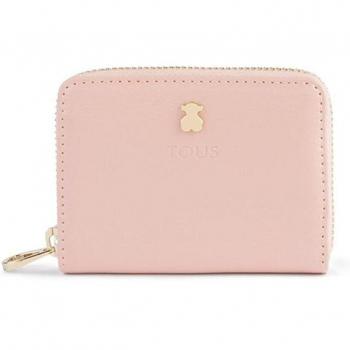 Monedero Tous Dorp Antique Rosa - Elegante accesorio de vinilo en tono rosa