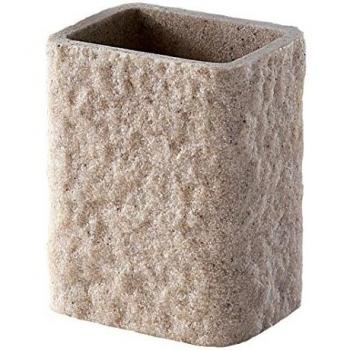 Gedy AR980300300 Portacepillos, Beige, 6.5x9.2x11