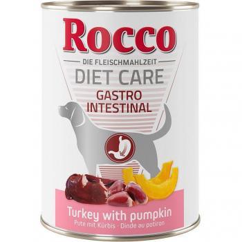 Rocco Diet Care Gastro Intestinal Turkey with Pumpkin 400g - Economy Pack: 24 x 400g