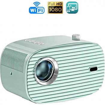 Proyector LCD DAM K3, HD720P, duplicación de pantalla para iOS y Android, tamaño de proyección de 30 a 150 pulgadas, contraste 1000:1, enfoque remoto, medidas 17x11x