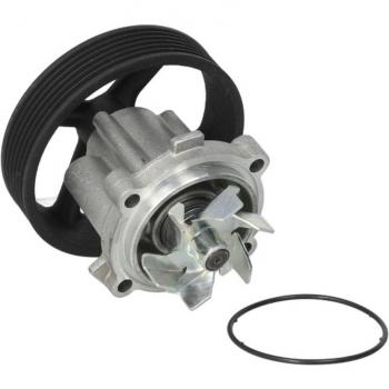Bomba de agua HEPU P323 con polea para correa poli V y junta mecánica, compatible con OPEL Corsa D Hatchback y Astra H C Hatchback
