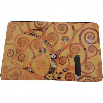 Fridolin 12221 Klimt L'Arbre de Vie-Tabla de Cortar de melamina, 23,5 x 14,5 x 0,2 cm