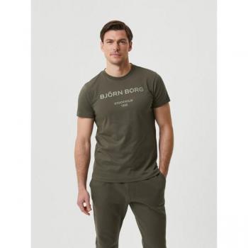 Björn Borg Borg Logo T-Shirt Green, XL