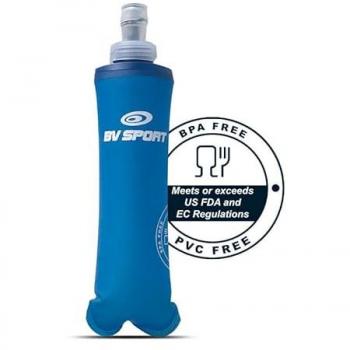 BV Sport Soft Flask Water Bottle - 250 mL, Unisex, Blue