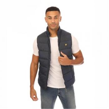 Lyle & Scott Men's Erosion Print Sleeveless Vest