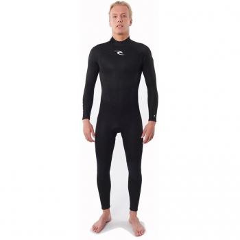 Neopreno Rip Curl Freelite BZ STM 32 G Hombre, color negro, diseño de buzo con cierre trasero, material neopreno ligero y flexible, ideal para surf y deportes acuáticos