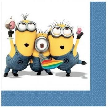 Pack 20 servilletas papel Minions